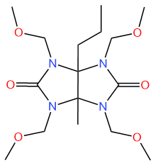 imidazo 45 d imidazol 25 1h3h diona tetra-hidro 1346 tetraquis metoximetil 3a metil 6a propil